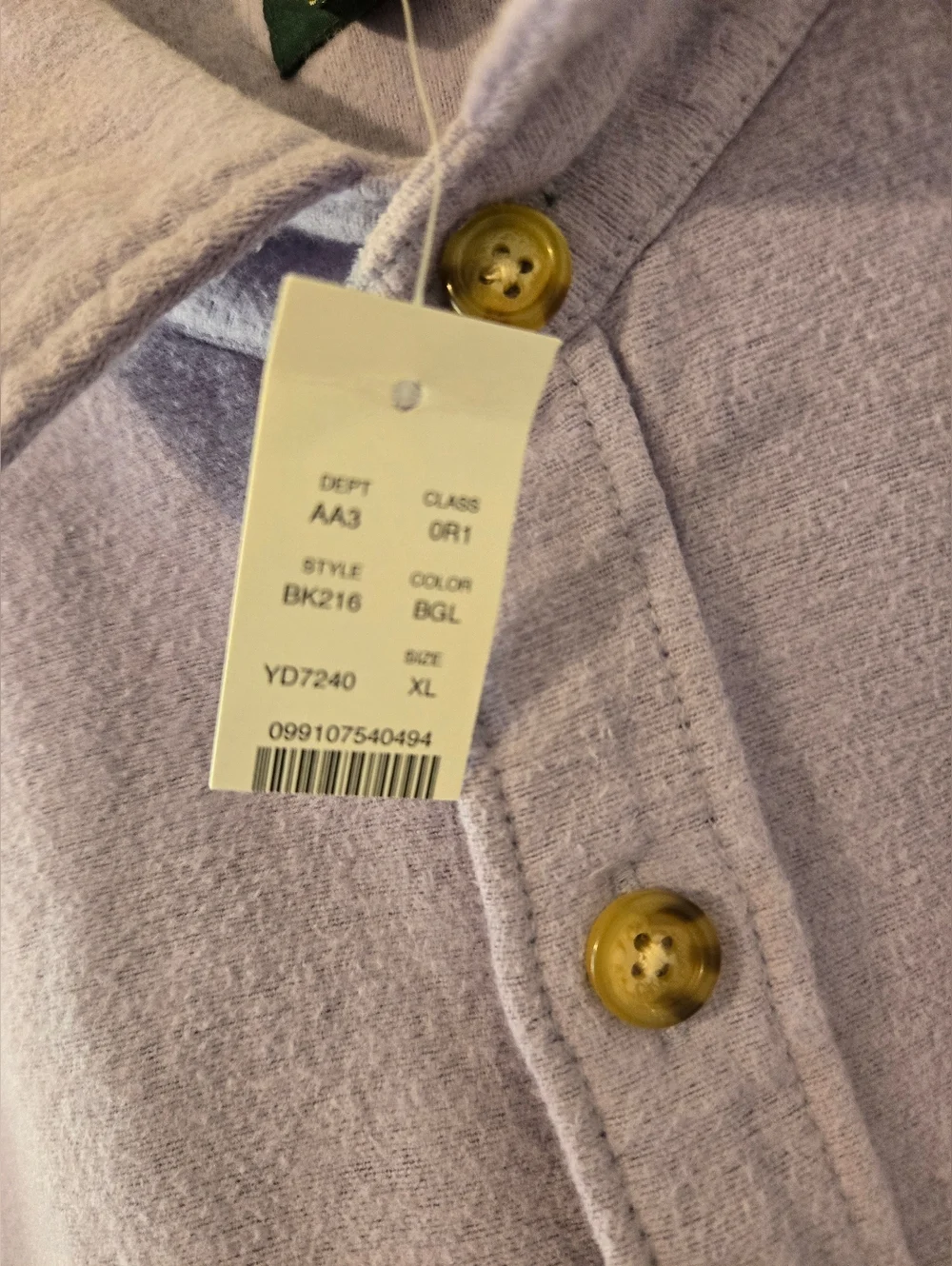 Men’s J.Crew Cotton Overshirt / Shirt Jacket (Shacket) Xl